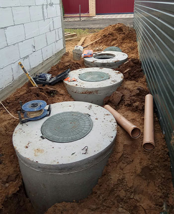 Септики из бетонных колец под ключ в Боровском районе